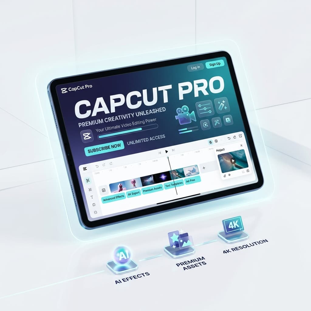 JASA AKUN CAPCUT 1 BULAN (PC/LAPTOP/DEKSTOP) ‼️FREE UNTUK HP‼️